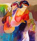 Hessam Abrishami Canvas Paintings - Red Passion